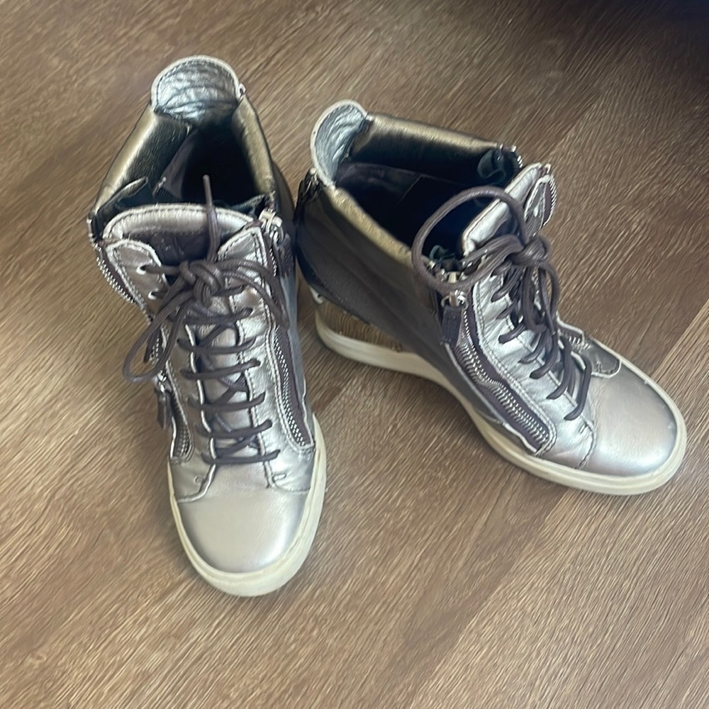Zanotti sneaker wedges sz 39